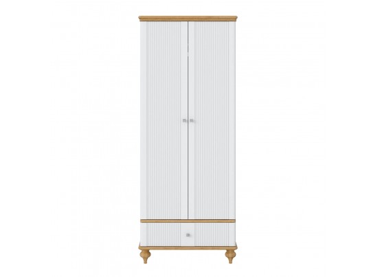 Шкаф для одежды "Рандеву" 21 (белый, серый) в Набережных Челнах