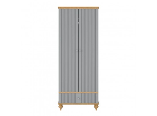Шкаф для одежды "Рандеву" 21 (белый, серый) в Набережных Челнах