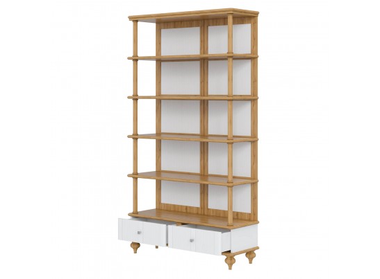 Шкаф книжный «Рандеву» 110 белый