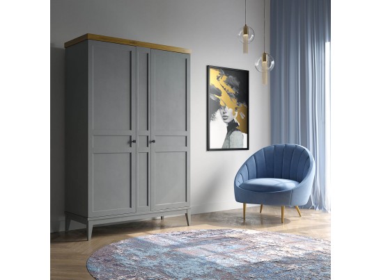 Шкаф для одежды «Бон Вояж» 20 Серый в Набережных Челнах Шкаф для одежды «Бон Вояж» 20 Серый в Набережных Челнах
