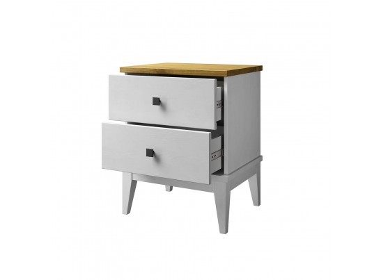 Тумба прикроватная "Бон Вояж" 02 Белый лак в Набережных Челнах