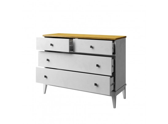 Комод "Бон Вояж" 04 Белый лак в Набережных Челнах