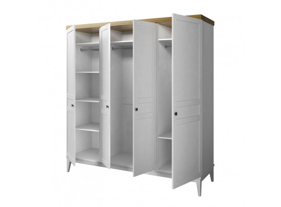 Шкаф для одежды «Бон Вояж» 40 Белый лак в Набережных Челнах