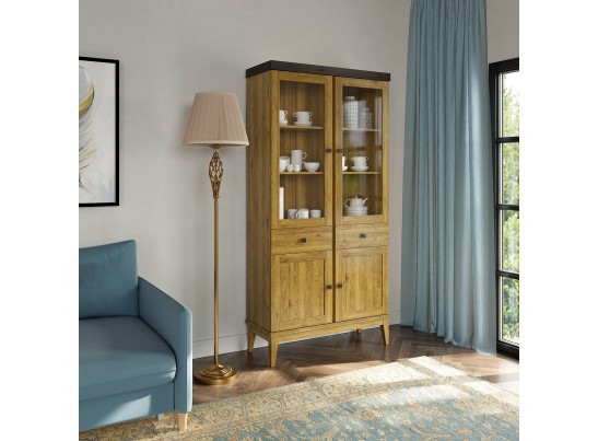 Шкаф для посуды «Бон Вояж» 222 антик в Набережных Челнах