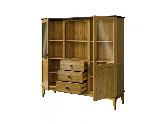 Шкаф для посуды «Бон Вояж» 203-150 антик в Набережных Челнах