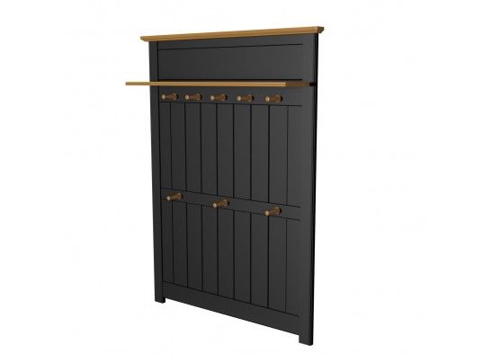 Вешалка Пенни белый блэк/антик 24