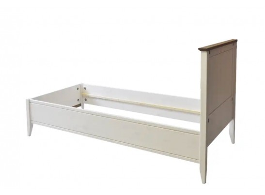 Кровать односпальная 90х200 Пенни белый/антик 24