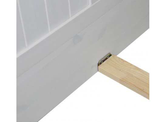 Кровать двуспальная 160х200 Пенни белый воск/антик 24