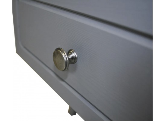 Тумба прикроватная Пенни серый 7046/антик 24