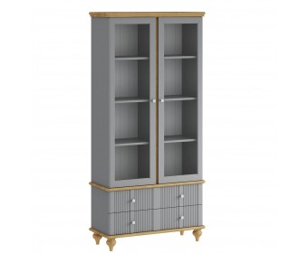 Шкаф для посуды "Рандеву" 22 серый  Шкаф для посуды "Рандеву" 22 серый