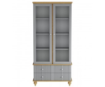 Шкаф для посуды "Рандеву" 22 серый  Шкаф для посуды "Рандеву" 22 серый