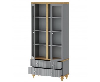 Шкаф для посуды "Рандеву" 22 серый  Шкаф для посуды "Рандеву" 22 серый