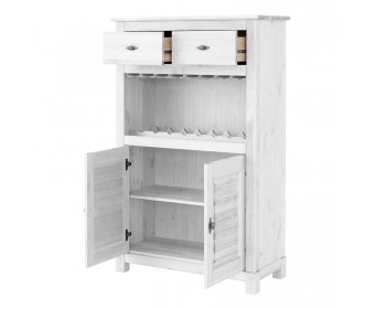 Комод-бар "Рауна" (белый воск УКВ)