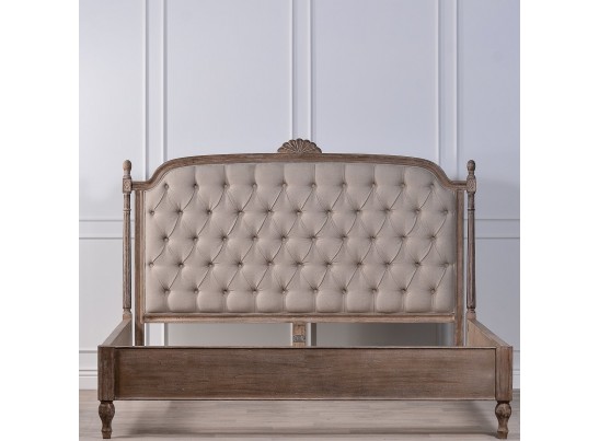 Кровать двуспальная DF847-18 (H03), черный