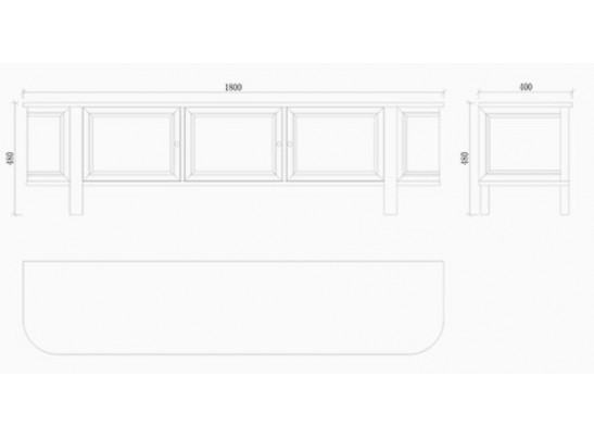 Тумба ТВ NH2358 в Набережных Челнах
