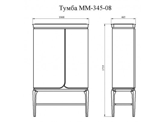 Тумба "Алеко" ММ-345-08 в Набережных Челнах