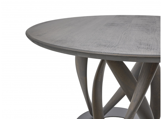 Стол обеденный "Инфинити одиночный" круглая деревянная столешница в Набережных Челнах