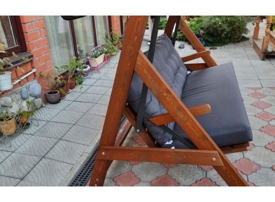 Качели Paris серые с подушками в Набережных Челнах