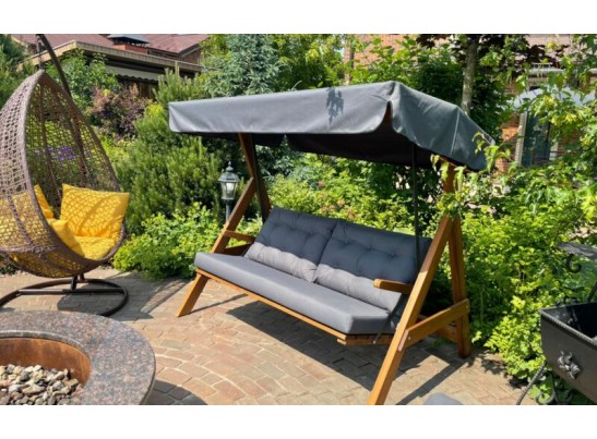 Качели Paris серые с подушками в Набережных Челнах