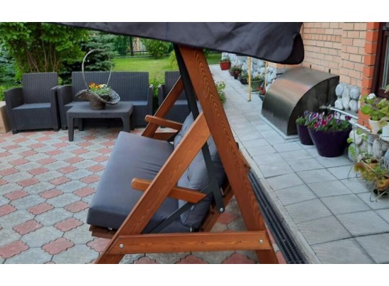 Качели Paris серые с подушками в Набережных Челнах