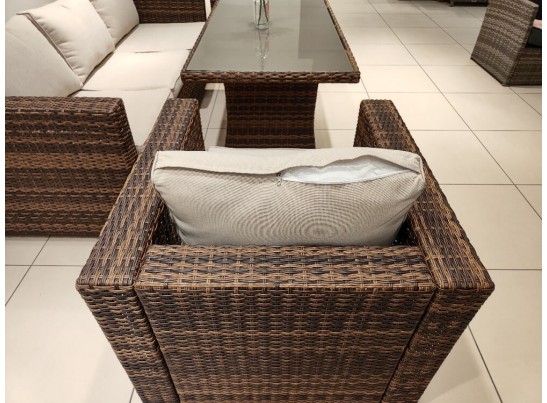 Комплект мебели KARL с обеденным столом (коричневый) в Набережных Челнах