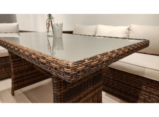 Комплект мебели KARL с обеденным столом (коричневый) в Набережных Челнах