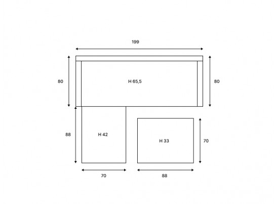 Комплект VICKY серый в Набережных Челнах