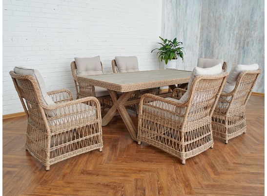 Обеденный комплект ISABELLA из искусственного ротанга в Набережных Челнах