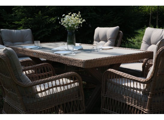 Обеденный комплект ISABELLA из искусственного ротанга в Набережных Челнах