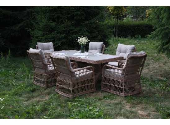 Обеденный комплект ISABELLA из искусственного ротанга в Набережных Челнах