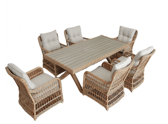 Обеденный комплект ISABELLA из искусственного ротанга в Набережных Челнах