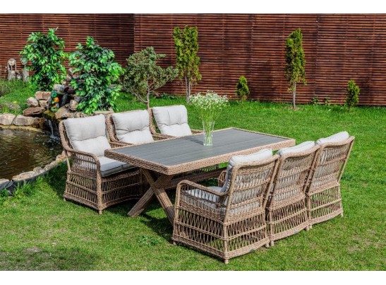 Обеденный комплект ISABELLA из искусственного ротанга в Набережных Челнах