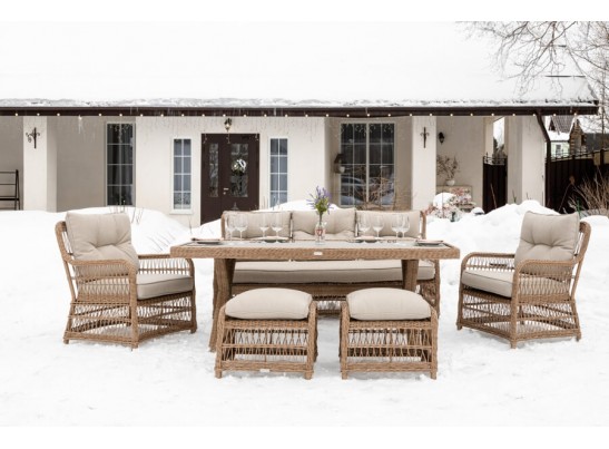 Обеденный комплект ALBERT из искусственного ротанга в Набережных Челнах