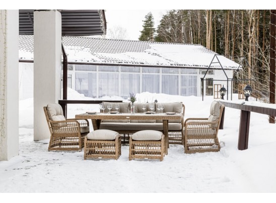 Обеденный комплект ALBERT из искусственного ротанга в Набережных Челнах