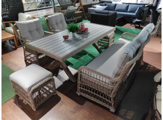 Обеденный комплект ALBERT из искусственного ротанга в Набережных Челнах