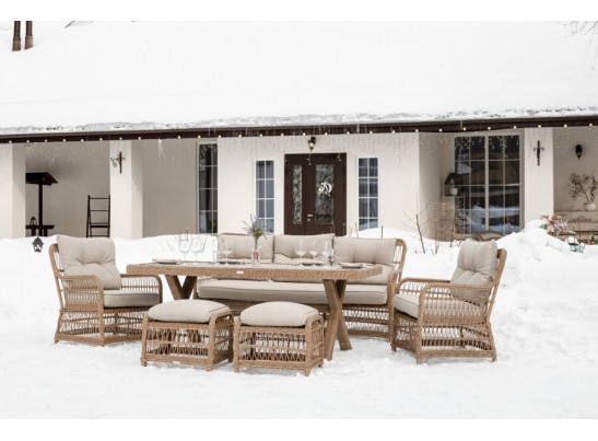 Обеденный комплект ALBERT из искусственного ротанга в Набережных Челнах