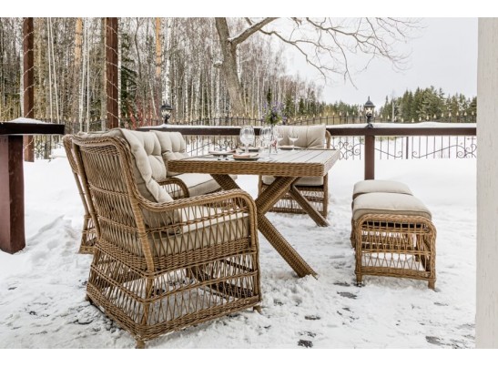 Обеденный комплект ALBERT из искусственного ротанга в Набережных Челнах