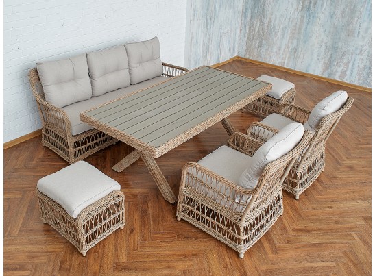 Обеденный комплект ALBERT из искусственного ротанга в Набережных Челнах