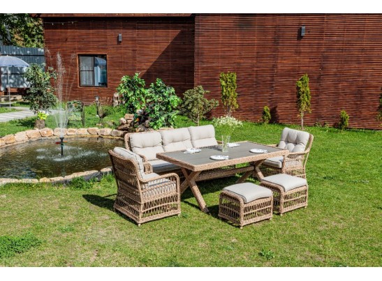 Обеденный комплект ALBERT из искусственного ротанга в Набережных Челнах