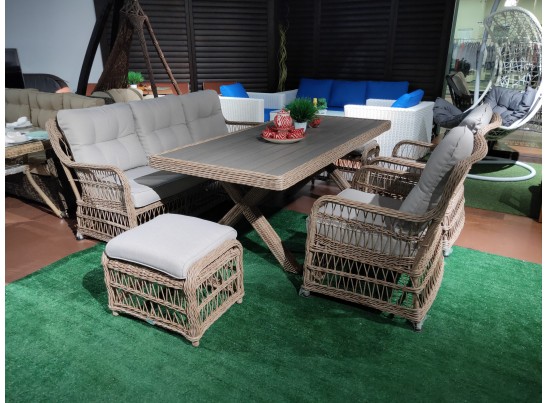 Обеденный комплект ALBERT из искусственного ротанга в Набережных Челнах