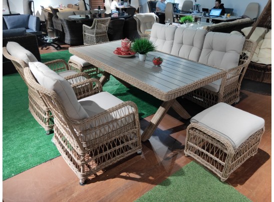 Обеденный комплект ALBERT из искусственного ротанга в Набережных Челнах