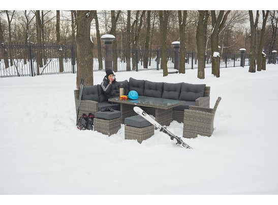 Угловой комплект Genry из искусственного ротанга в Набережных Челнах