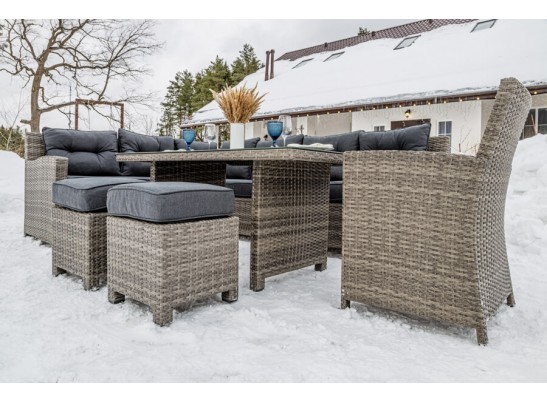 Угловой комплект Genry из искусственного ротанга в Набережных Челнах