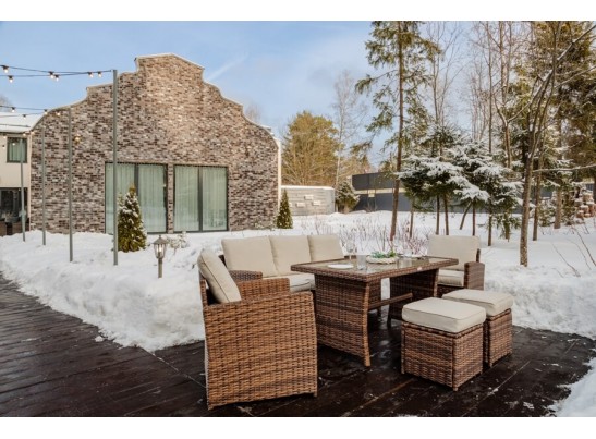 Комплект мебели ZOYA из искусственного ротанга (коричневый) в Набережных Челнах