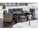 Комплект мебели ZOYA из искусственного ротанга (серый) в Набережных Челнах
