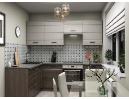 Кухня "Канзас" 1800*2400 (возможный вариант комплектации) Кухня "Канзас" 1800*2400 (возможный вариант комплектации)