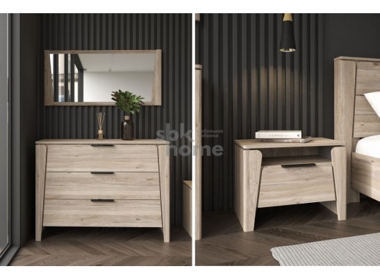 Спальня "Юта" (возможный вариант комплектации) в Набережных Челнах