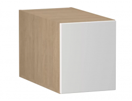 Антресольный шкаф "Женева" 36 белый 