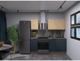 Кухня "Женева" 140 синий