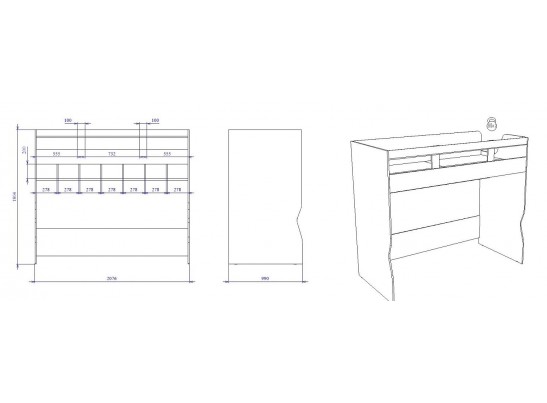Кровать-чердак "Каспер"
